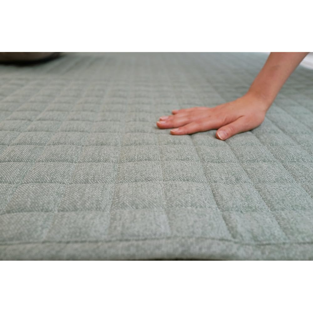Suminoe Washable Rug Sweat Quilt 130 x 185cm Light Blue 11721030
