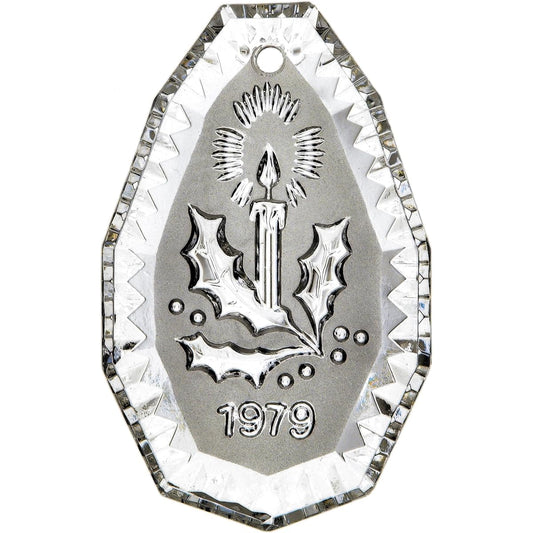 Waterford Crystal Annual Christmas Ornaments 1979 - Candles