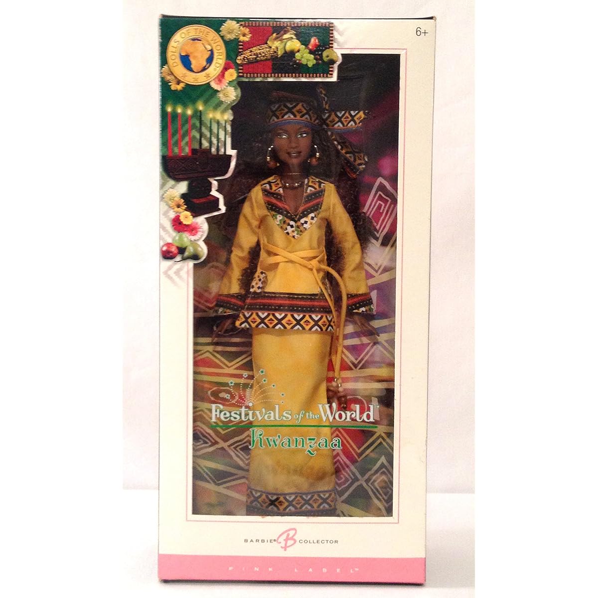 Barbie Doll of the World Kwanzaa J0945 (Pink Label)