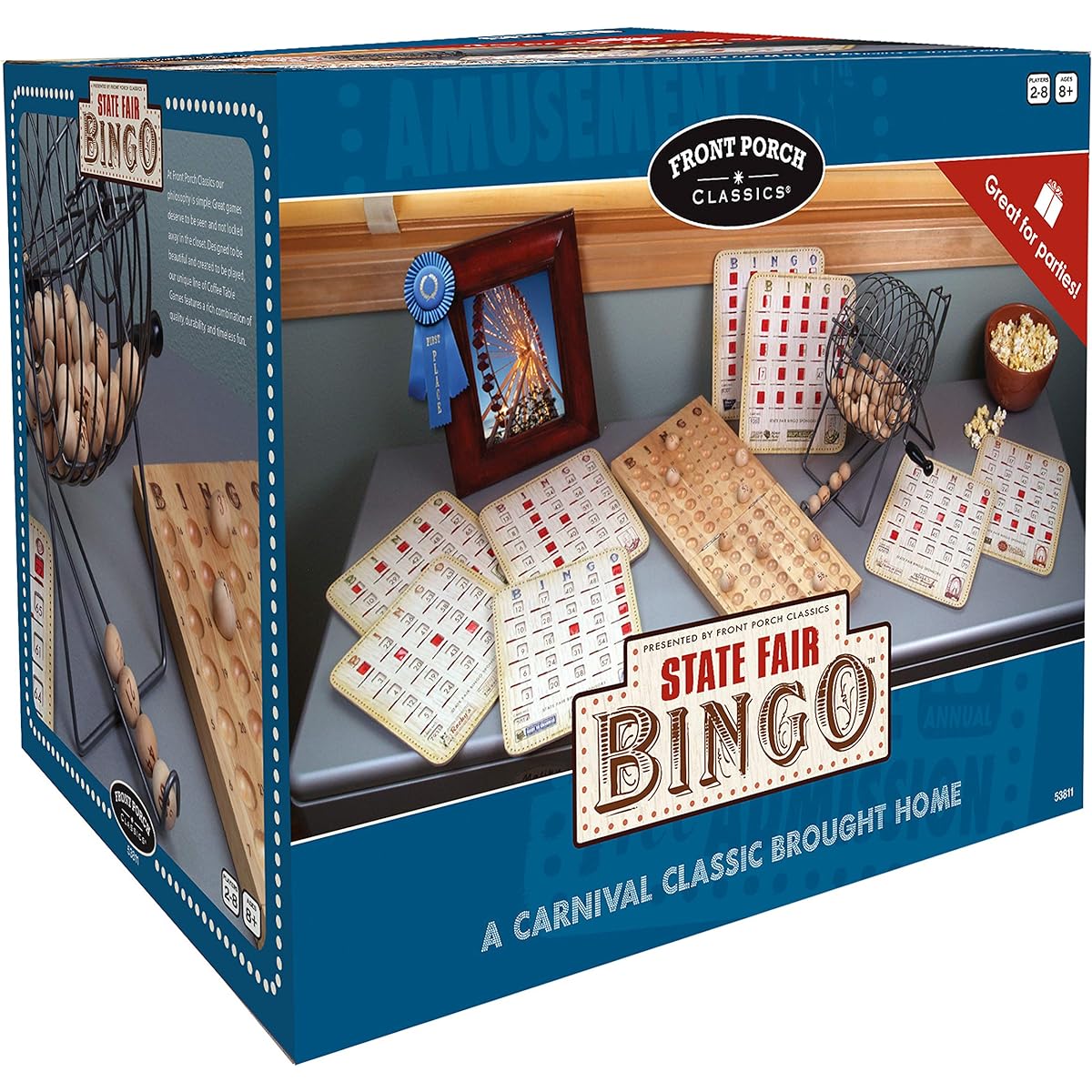 8-player bingo game for friends and family (reusable cards)
