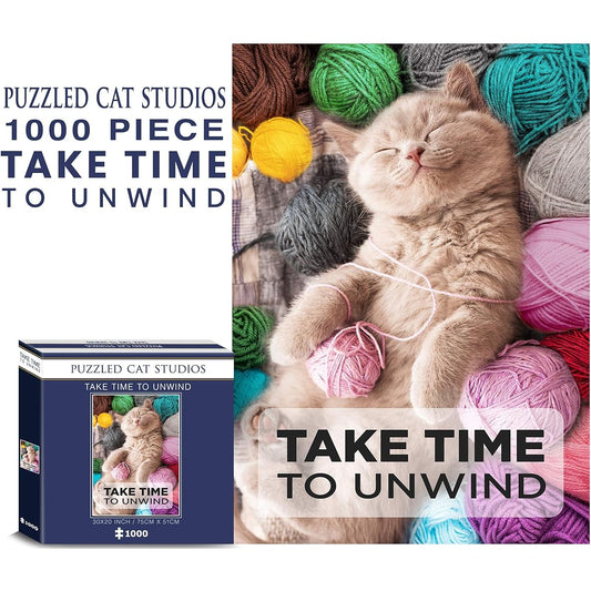 1000 Piece Puzzle for Adults - Cat Jigsaw Puzzle
