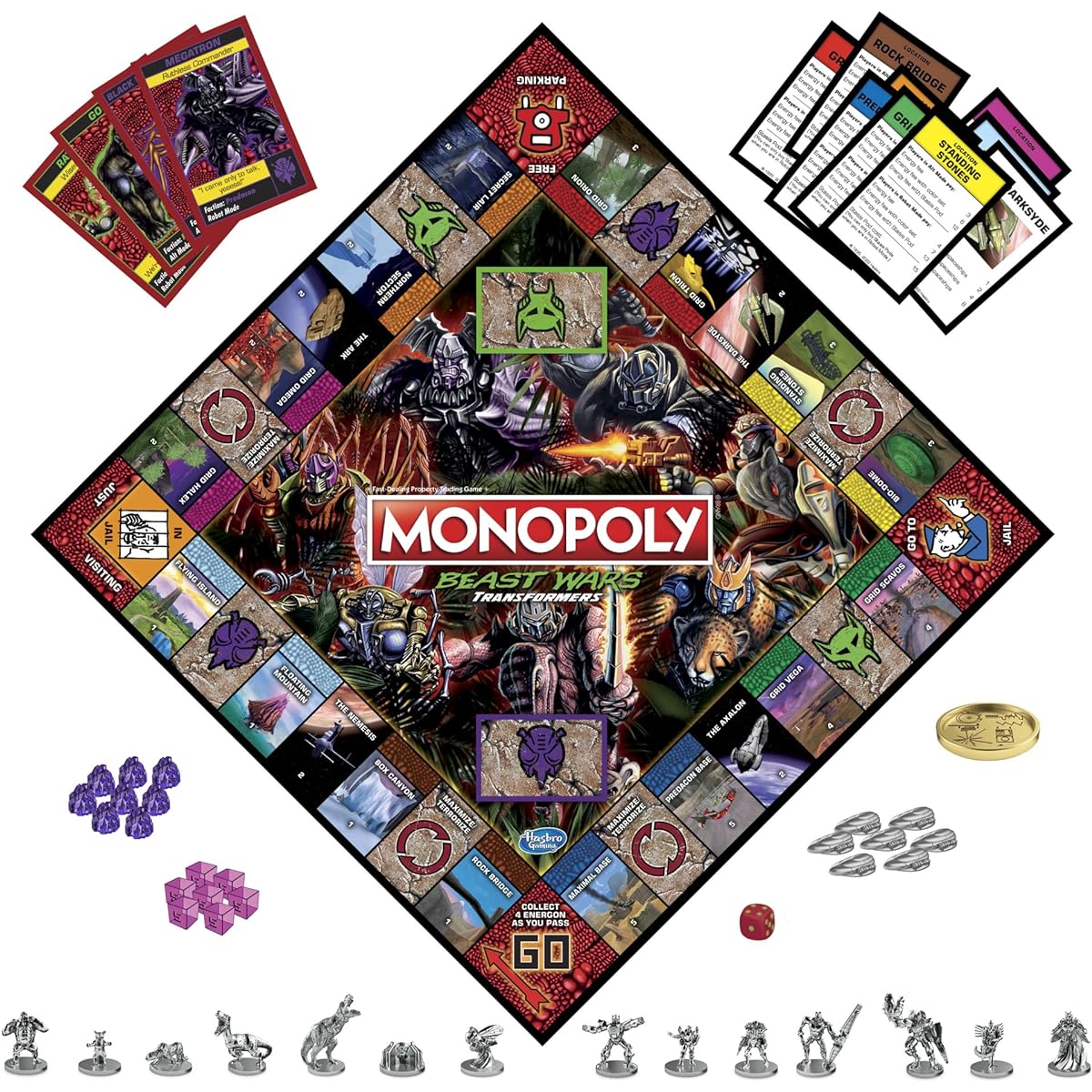 Monopoly Transformers Beast Wars Edition