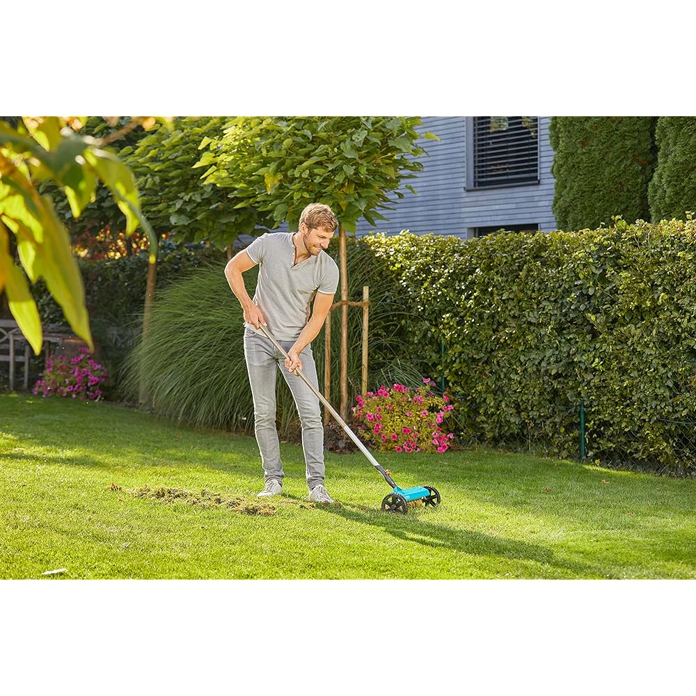 GARDENA Vertical Cutter Thatching Rake Combi System 3395-20