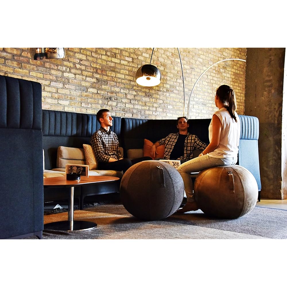 Yamazaki Jitsugyo (Yamazaki) Seating Ball Luno Chenille Charcoal Gray Approx. 65 x 65 x 65cm Vivora LUNO CHENILLE 801