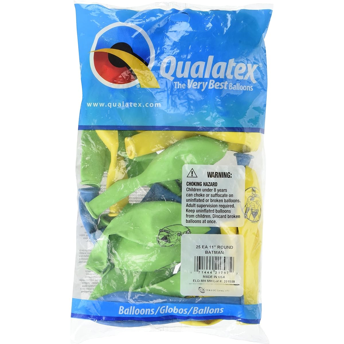 Qualatex 21797 Latex Balloons, Multicolor, 11"