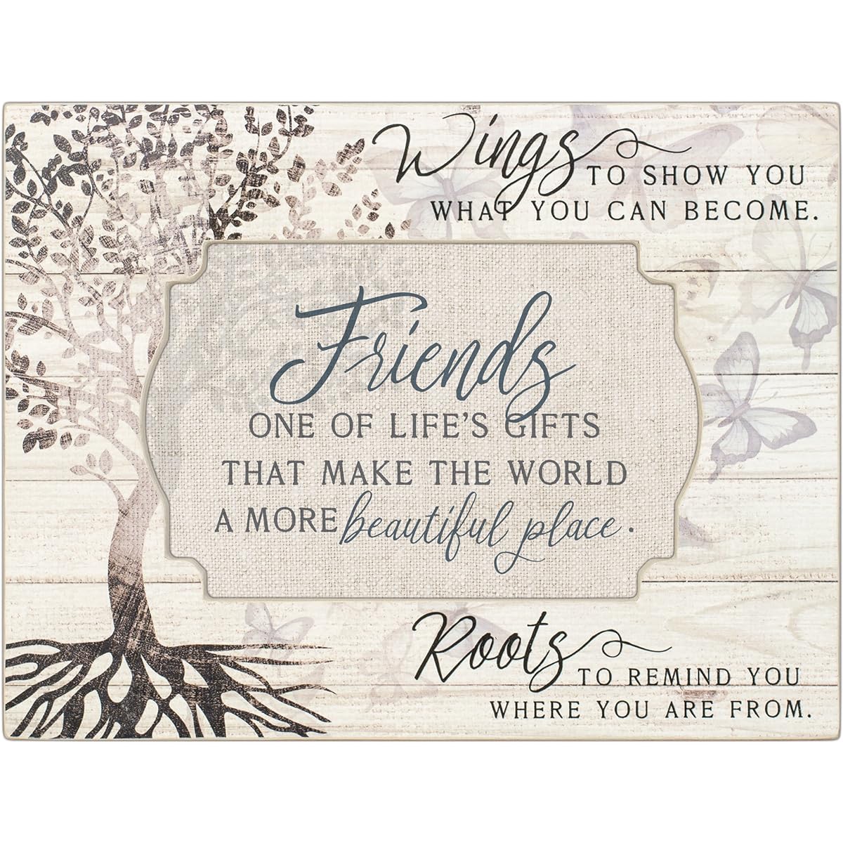 Cottage Garden Friends Make World Beautiful Tree Decoupage Music Box Plays That's What Friends Are For