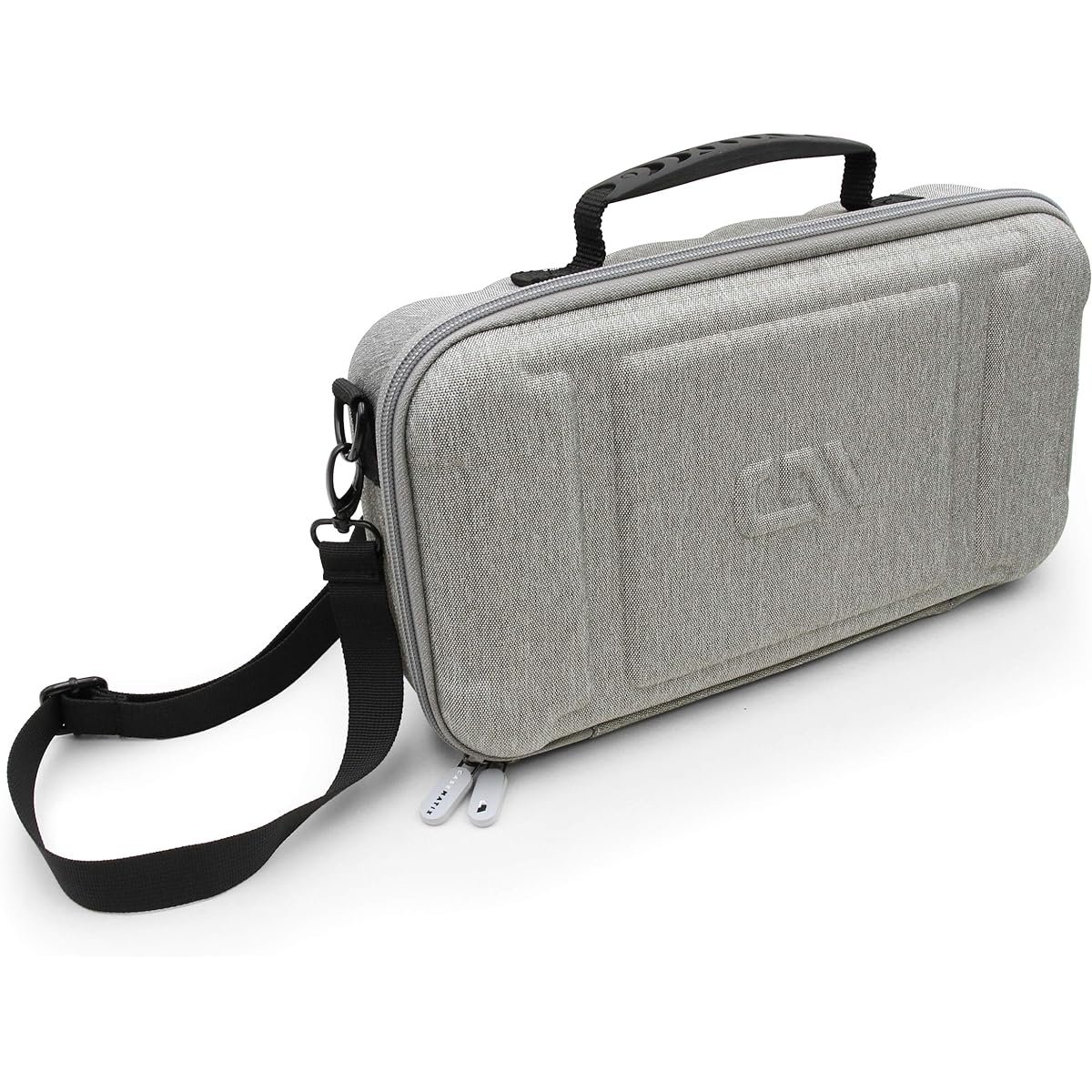 CASEMATIX Gray Audio Mixer Case Compatible with Yamaha AG06MK2 USB Interface or Yamaha AG03MK2 Audio Mixer & Recording Accessories - Only Carry Case with Shoulder Strap and Carry Handle Included