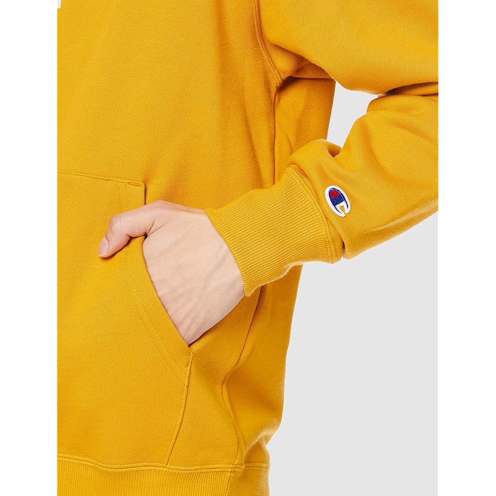 [Champion] Hoodie Sweatshirt Fleece Long Sleeve 100% Cotton Classic Script Logo Print Hooded Sweatshirt C3-Q102 Men's