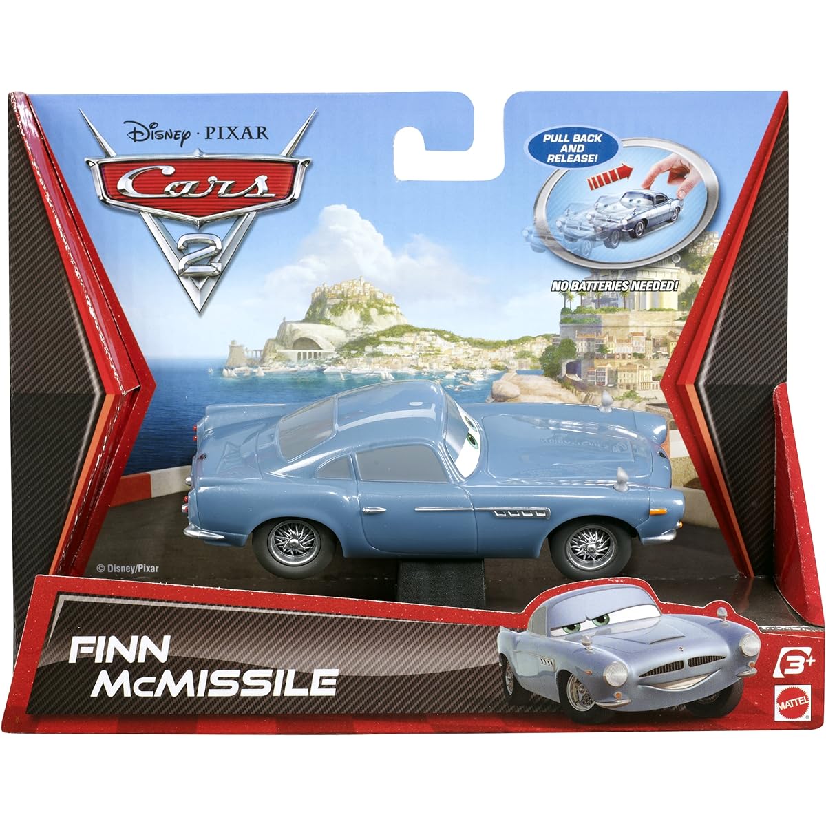 Disney Cars 2 Pullback Racer Finn McMissile
