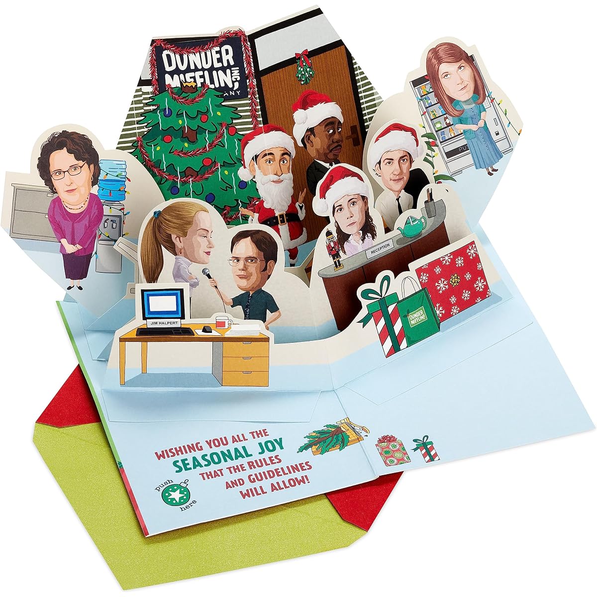 Hallmark Pop-up Christmas Card with Sound (Office/Party Planning Committee)