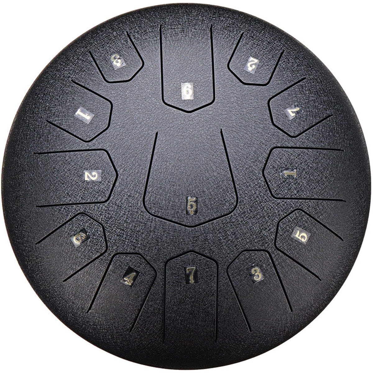 Tongue Drum 12 Inch Steel Tongue Drum Hand Pan Hand Drum Measure 13 Notes Tank Drum + Mallet Bag Suitable for Various Activities (Size: 30.5x11cm; Color: Navy Blue)
