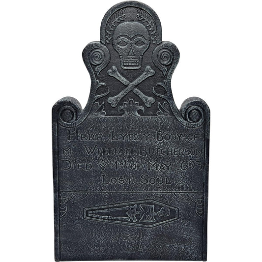 Spirit Halloween 30" Hocus Pocus Billy Butcherson Grave Stone Decoration