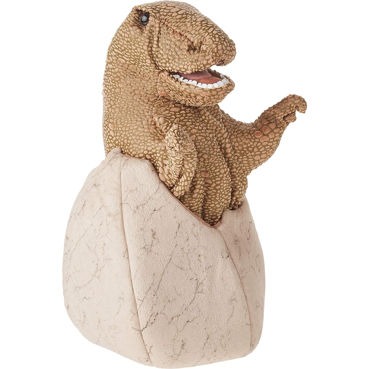Folkmanis Puppets Dinosaur Egg Hand Puppet, Green/White