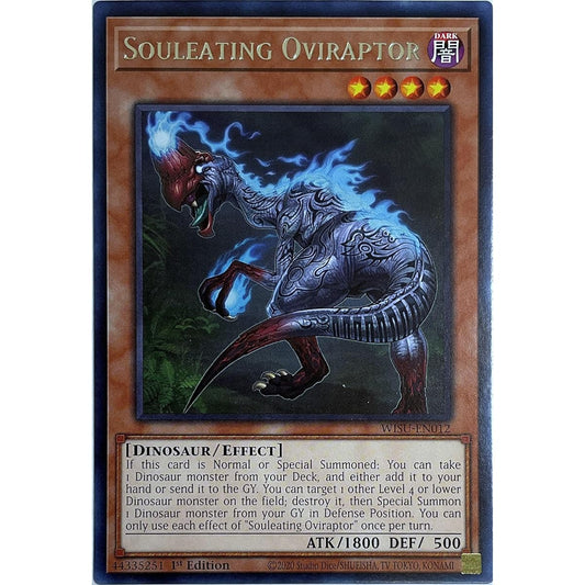 Souleating Oviraptor - WISU-EN012 - Rare - 1st Edition.