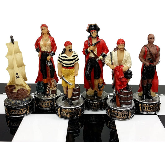 Pirates Vs Royal Navy Pirate Chess Men Set - No Board