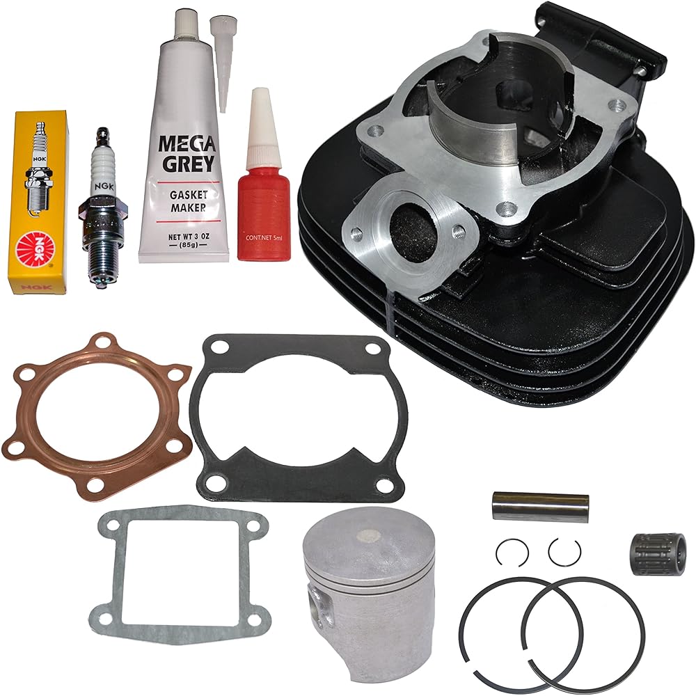 TOP NOTCH PARTS Cylinder Carburetor Air Filter Cleaner Top End Kit Set Fits YAMAHA BLASTER 200 YFS200