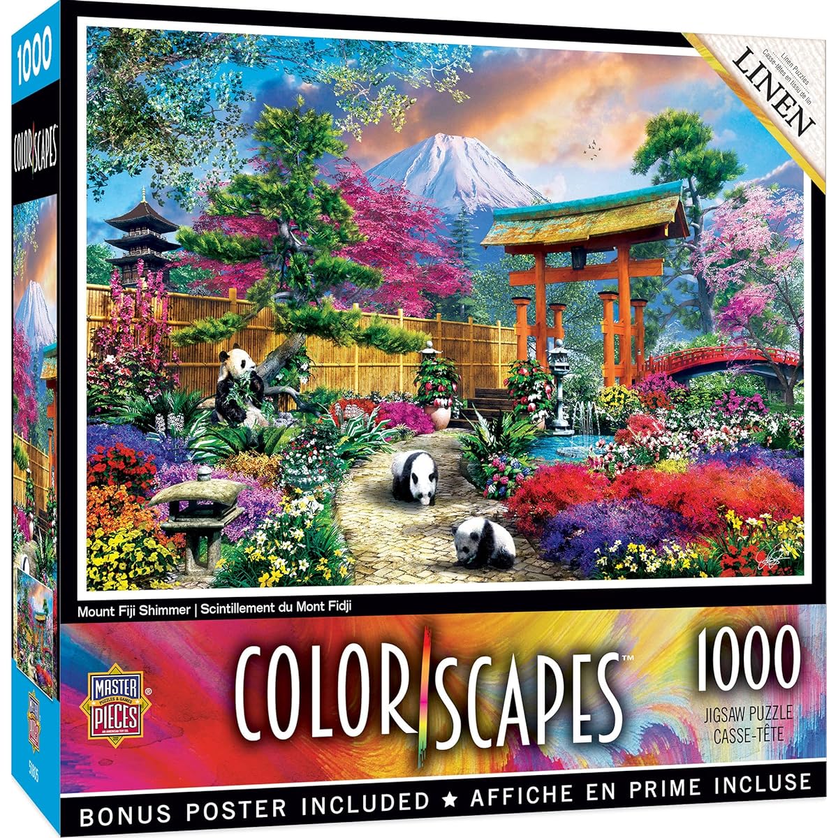 Baby Fanatics 72226: Colorscapes - Mt. Fuji sparkling puzzle 1000 pieces