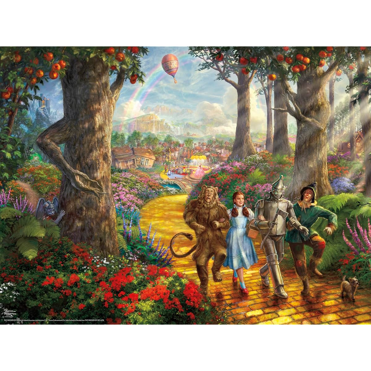Ceaco - Thomas Kinkade - Yellow Brick Road - 500 Piece Jigsaw Puzzle