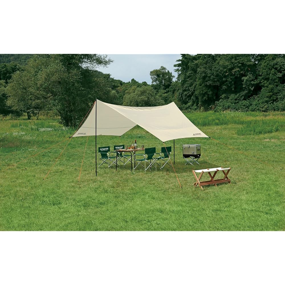 CAPTAIN STAG Tarp Hexagon [Size 400 x 420 x H220 cm] UV/PU processing Carry bag included CS Classics UA-1069