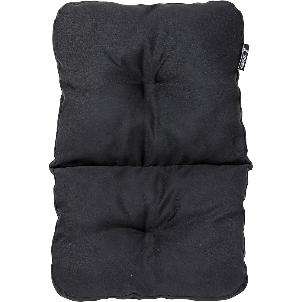 CAPTAIN STAG Bench Cover Aluminum Low Style Solo Bench Relaxation Cushion Cover Black UC-1802 Width 490 x Depth 750 x Thickness 100mm