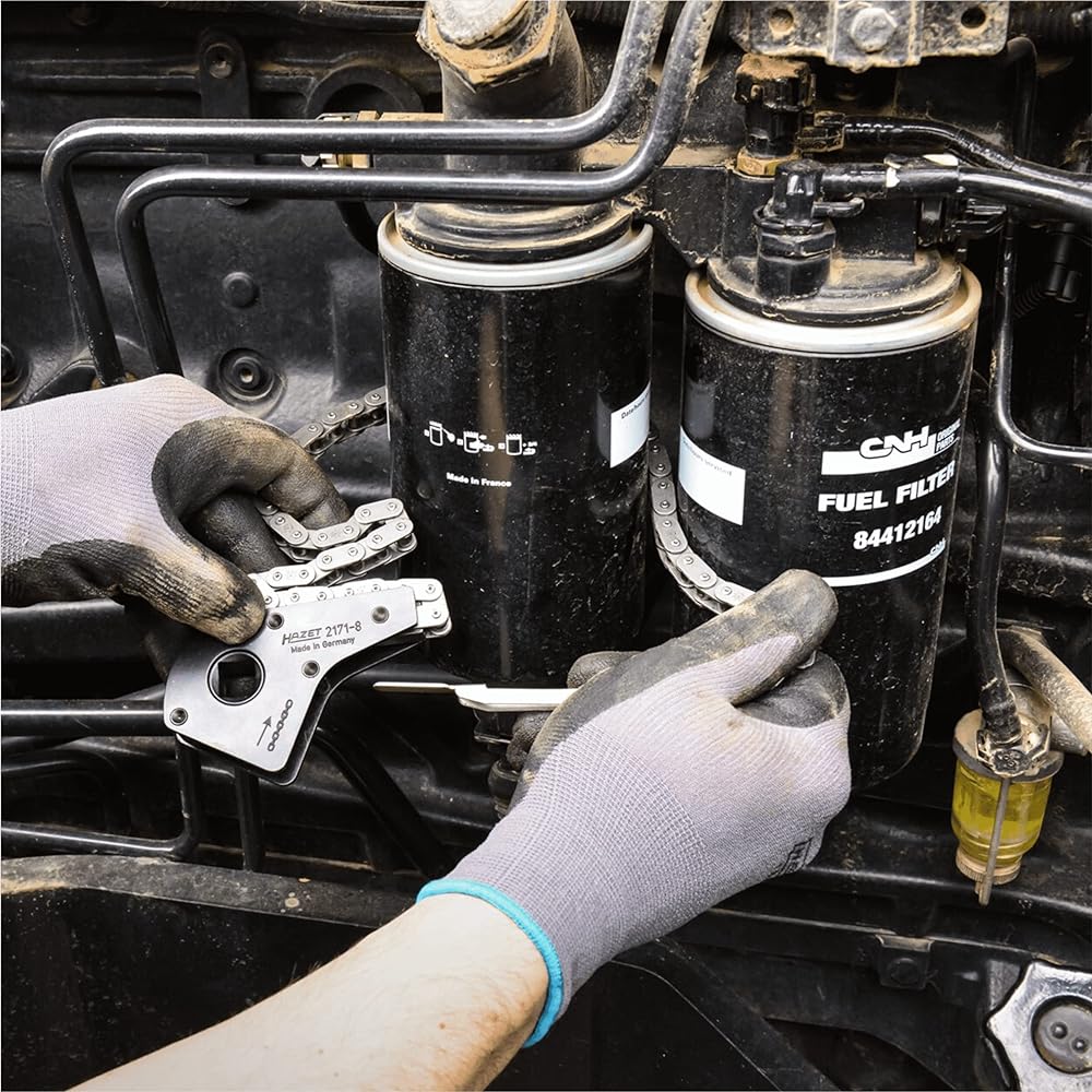 HAZET Oil Filter Chain Wrench 1 Piece Square Hollow 12.5mm [Regular Japanese Import Product] 2171-8LG