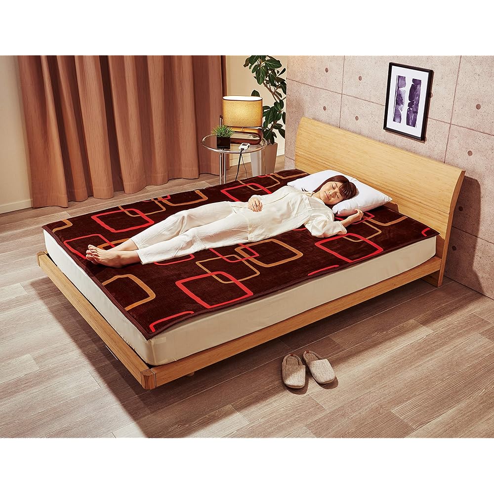 Sugibo [Online mail order limited model] Premium Boa Electric Blanket Wide SB20KW15(DB) Dark Brown