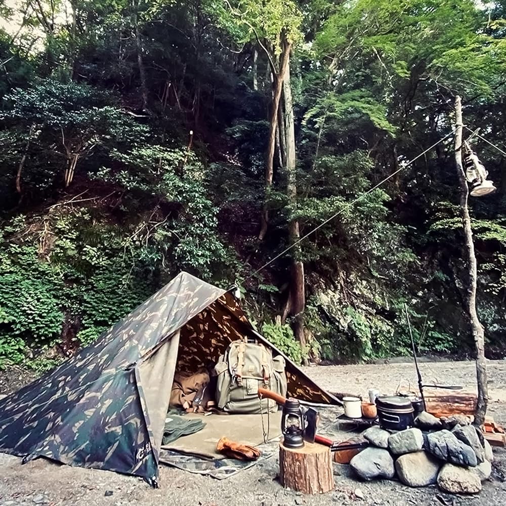 BUSHCRAFT SPAIN / Bushcraft Spain Oilskin Tarp Camo Limited Edition Limited Color [Domestic Genuine Product]