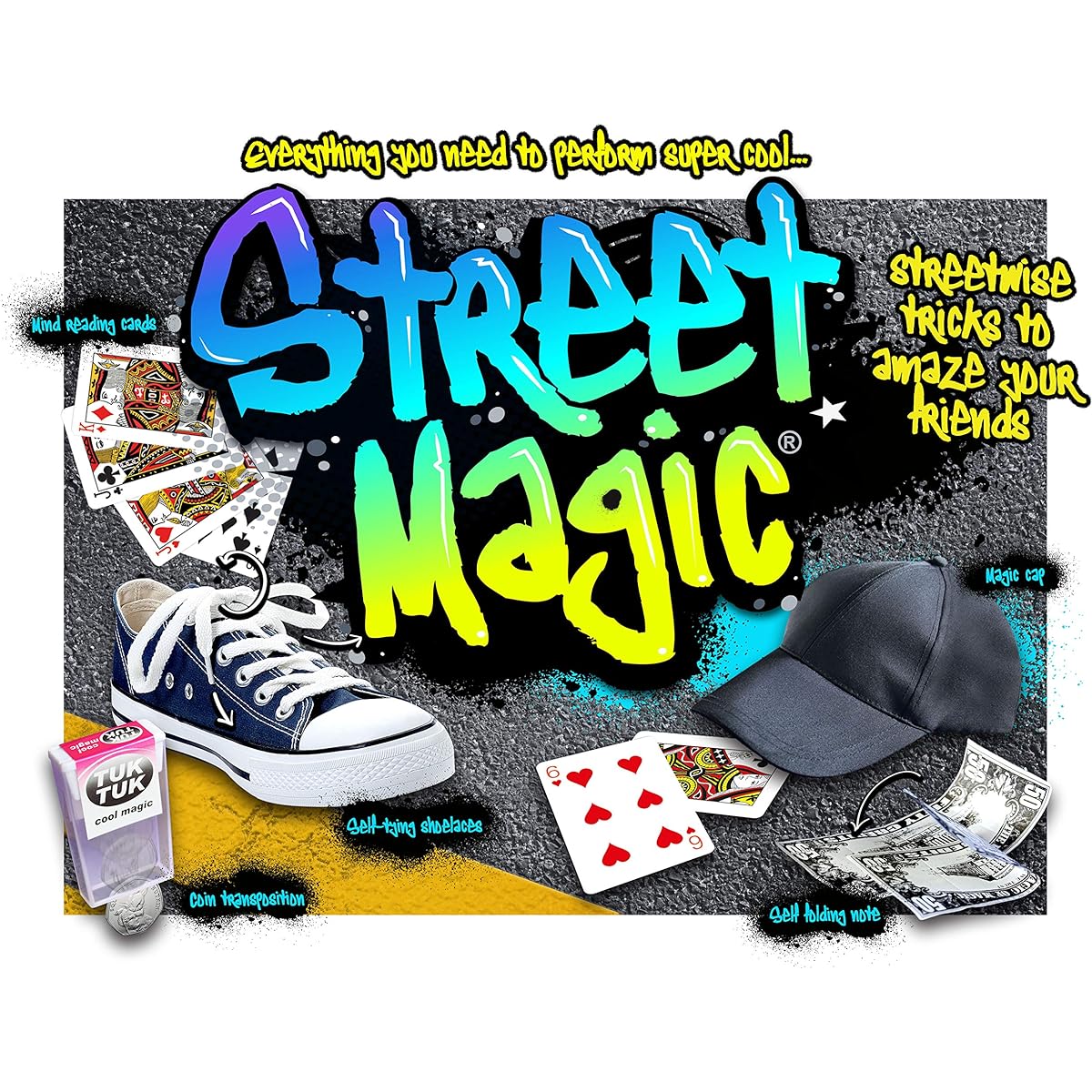 John Adams | Street Magic - Streetwise Tricks to Amaze Your Friends | Magic Tricks | Ages 8+