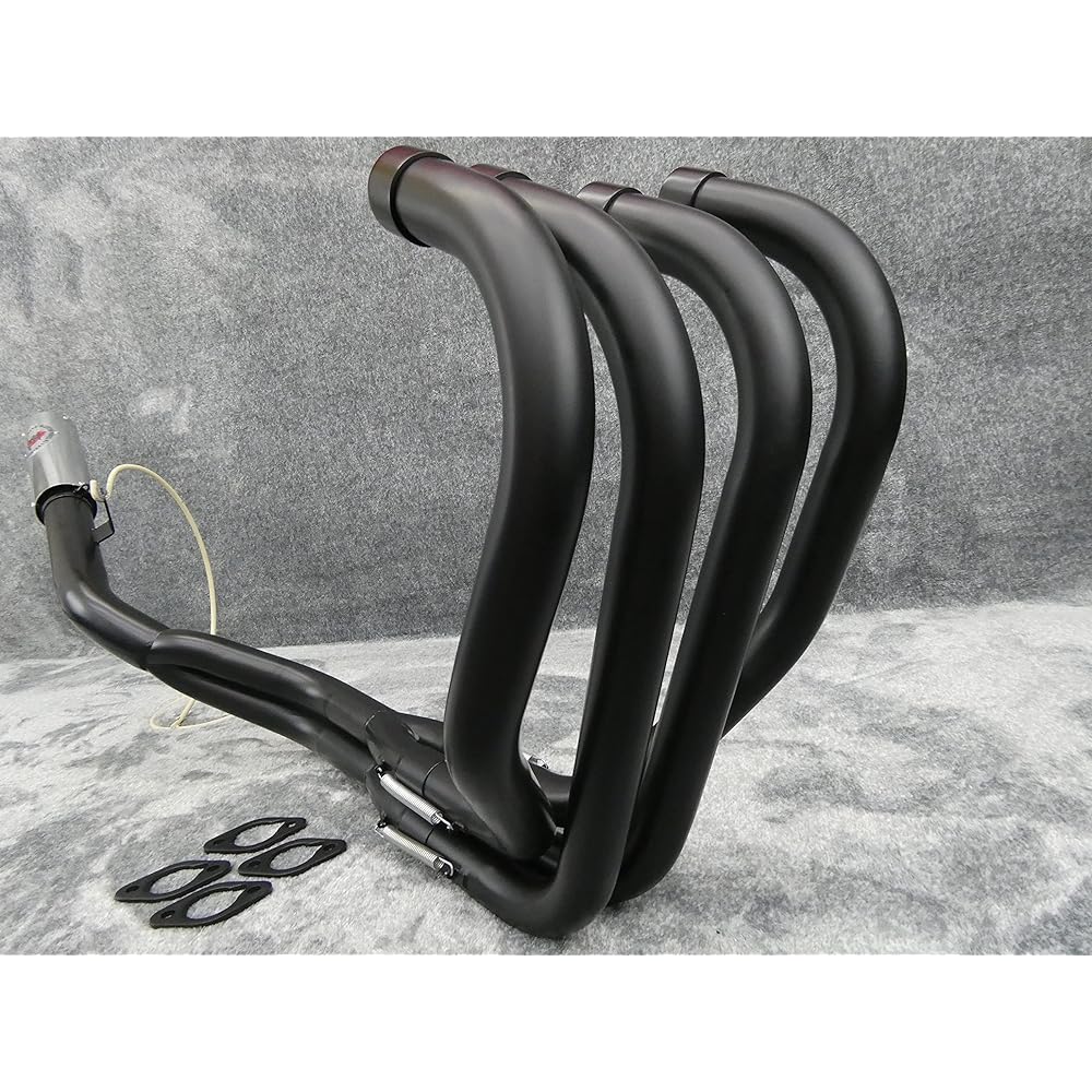 ZRX400 Muffler / ZRX400Ⅱ Early Late Kawasaki Kawasaki Australia Plated Iron Pipe ([Australia] Ganimata Muffler Black)