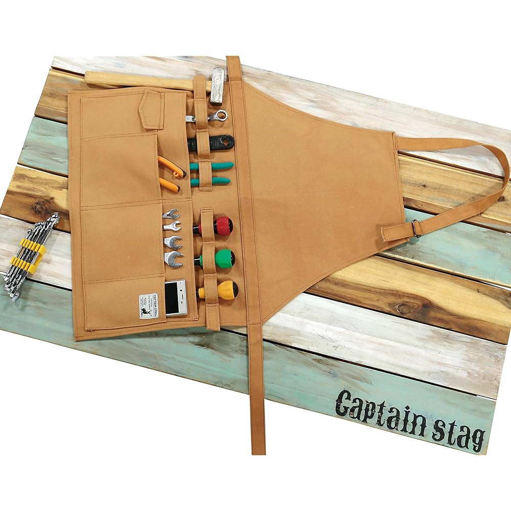 CAPTAIN STAG Outdoor Camping Barbecue Field Apron