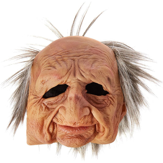 [Zagone Studios] Men's Super Soft Old Man Mask, Flesh, Adult, One Size