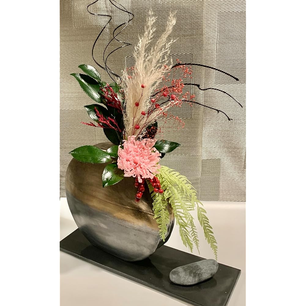 Sweet November 5D Preserved Flower Arrangement Shion Shion Birthday Present Popular with Women Mother's Day Anniversary First Bon Festival Respect for the Aged Day Present for Grandma Christmas New Year Gift Celebration