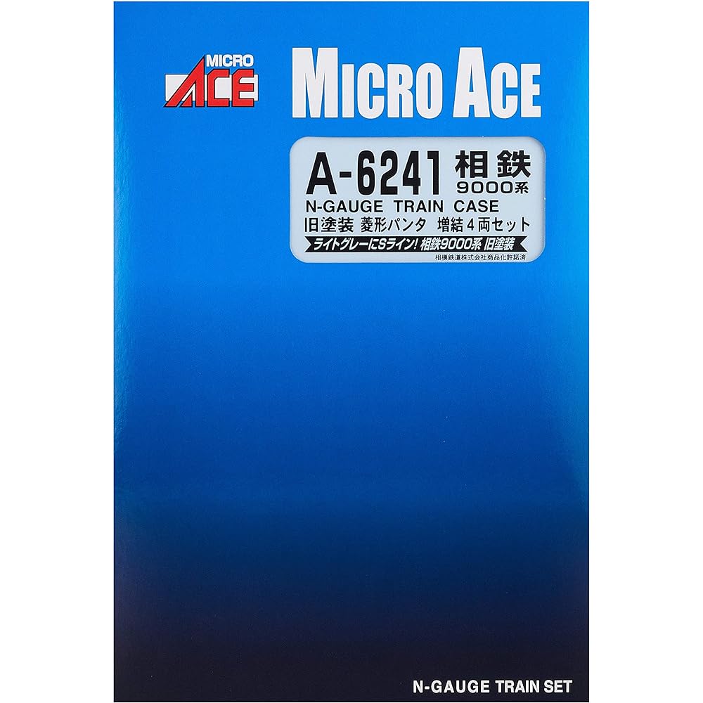 Micro Ace N Gauge Sotetsu 9000 Series Old Paint Diamond Pantograph Additional 4-Car Set A6241 Railway Model Train