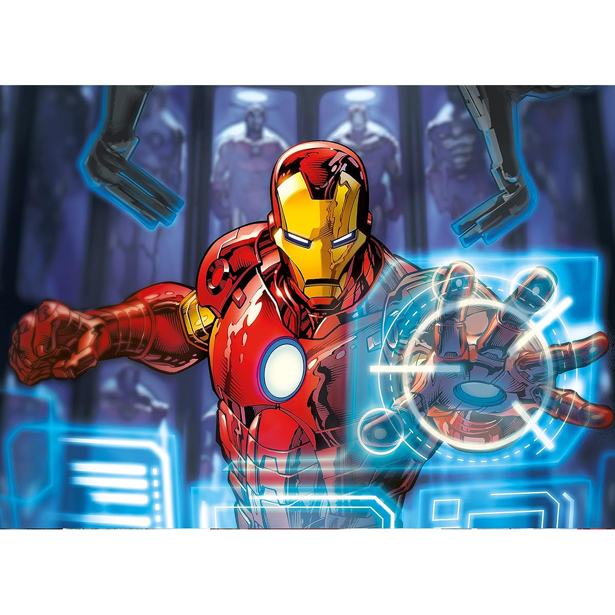 Clementoni 07722 07722 Supercolor Avengers Puzzle 20 + 60 + 80 + 180 Pieces Multicolor