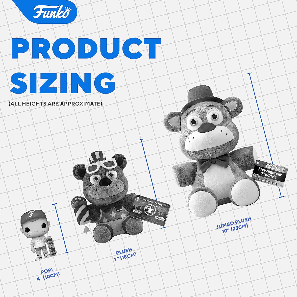 Funko Five Nights at Freddy's Inverted Plush - Special Delivery Freddy
