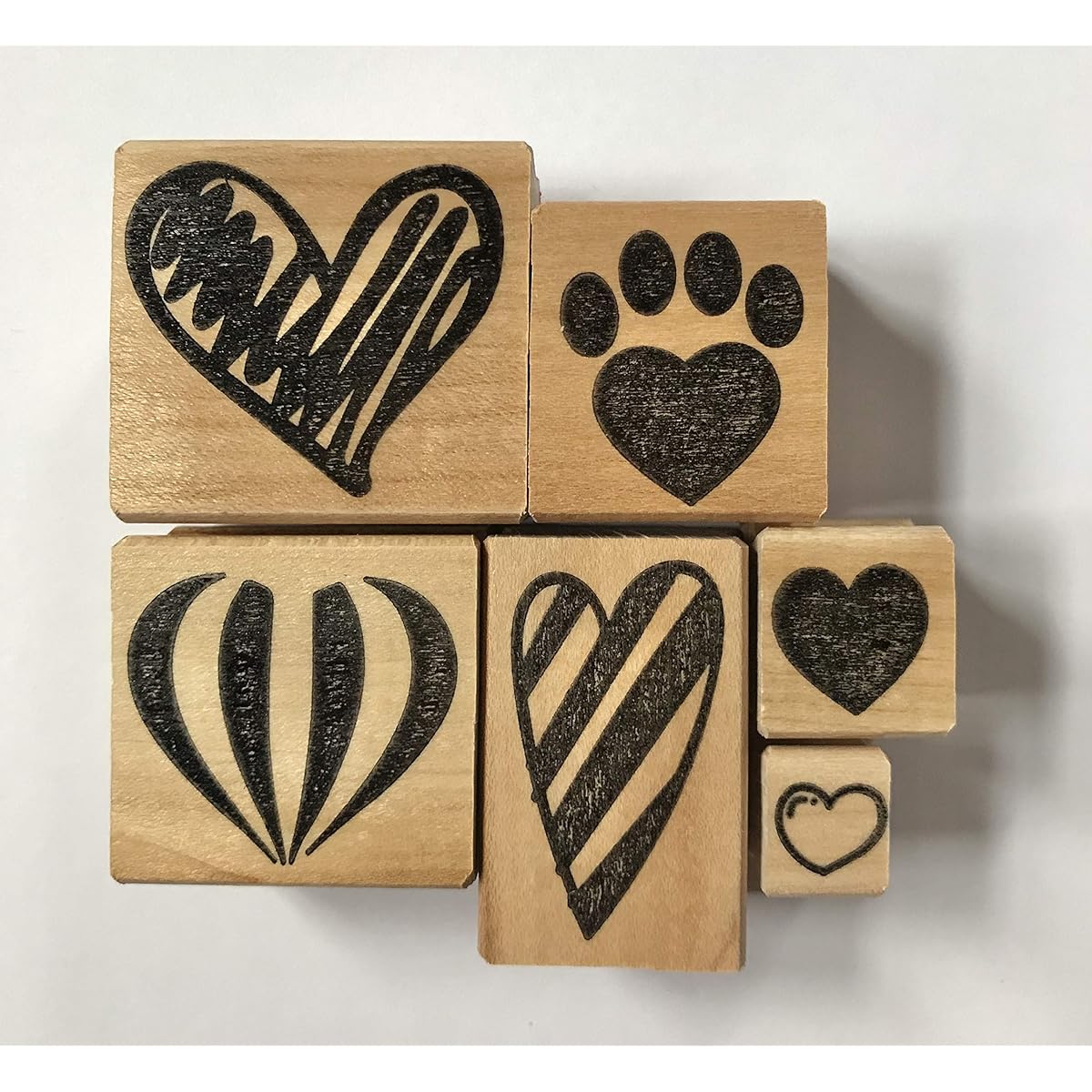 heart rubber stamp