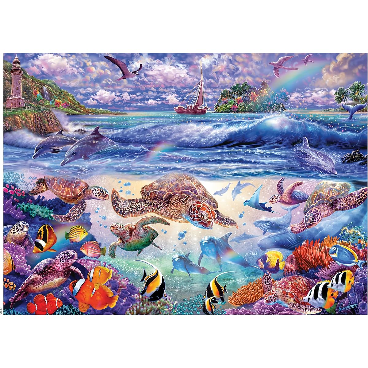 Ceaco - Ocean Magic - Kamegalor - 1000 Piece Jigsaw Puzzle
