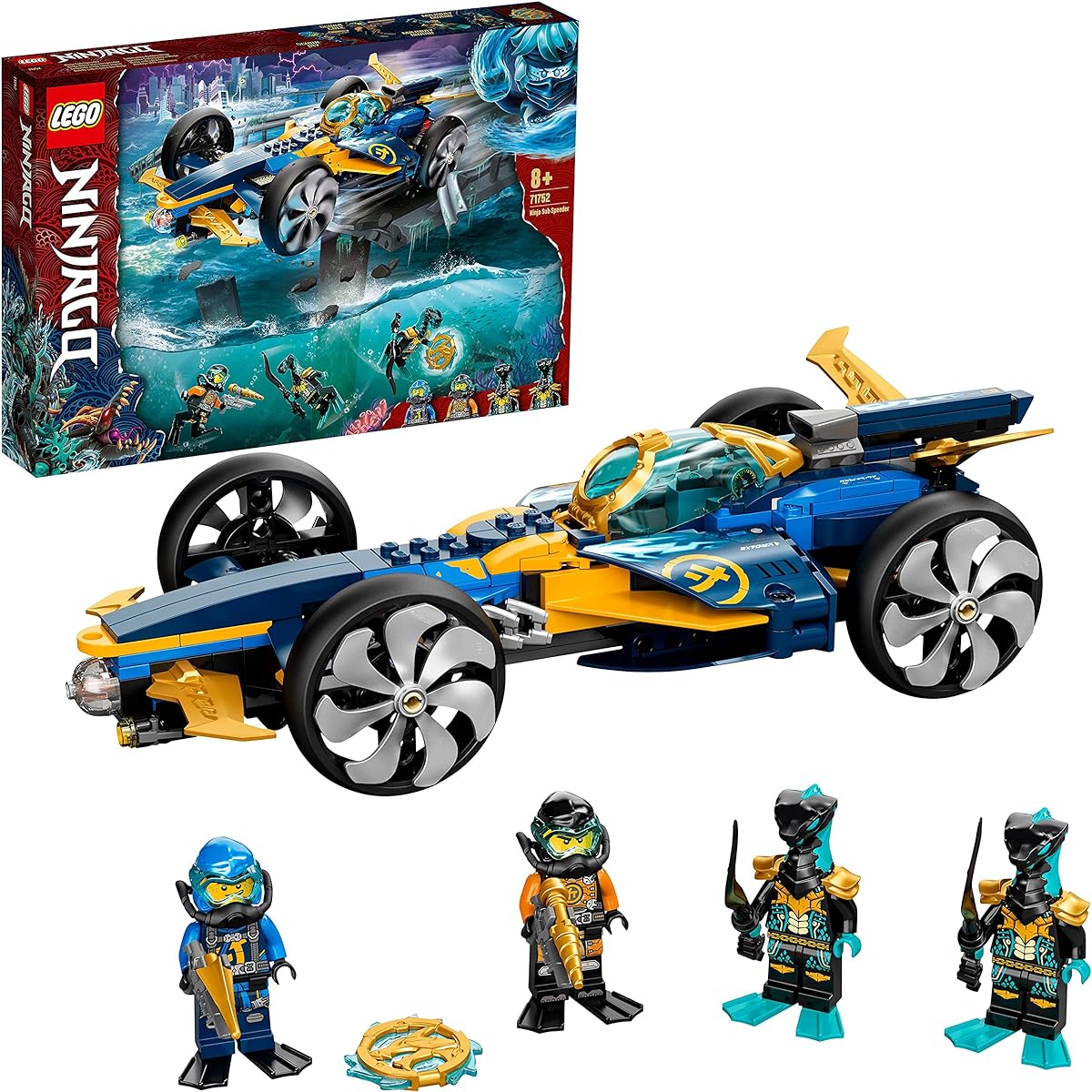 LEGO Ninjago Ninja Subspeeder 71752 Toy Ninja Vehicle Boys Ages 8 and up