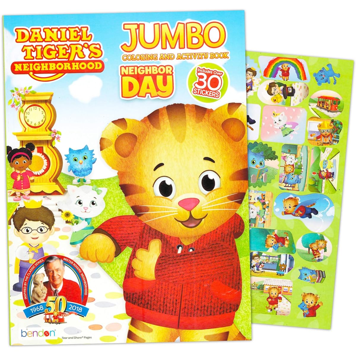 [Daniel Tiger] DANIEL TIGER Coloring and Activity Book with Stickers 4164779 [Parallel Import]