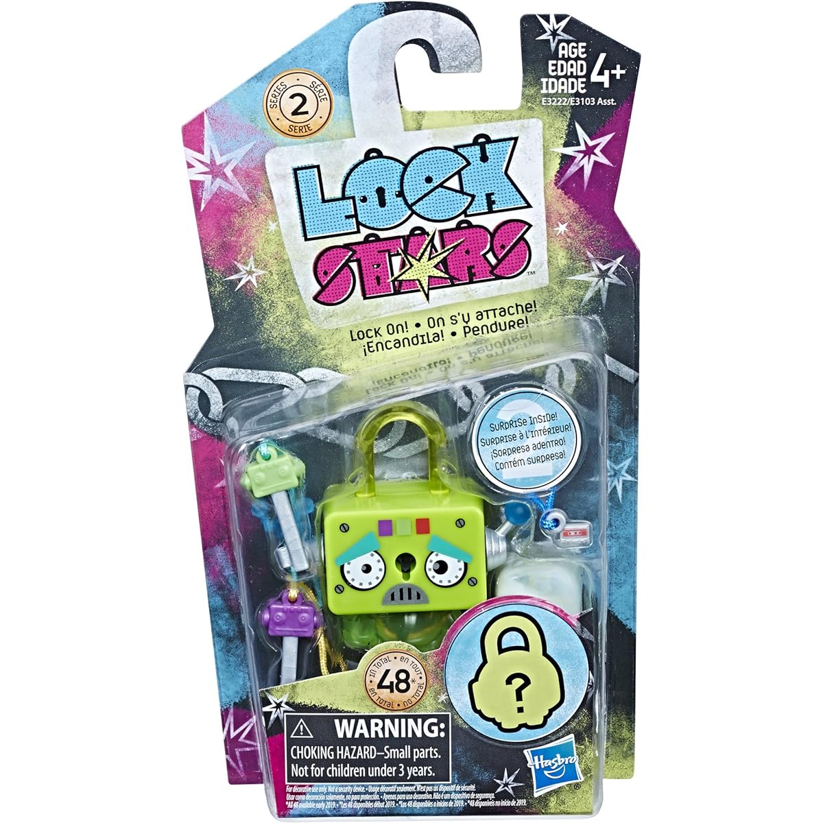 Hasbro Rockstar Green Square Robot
