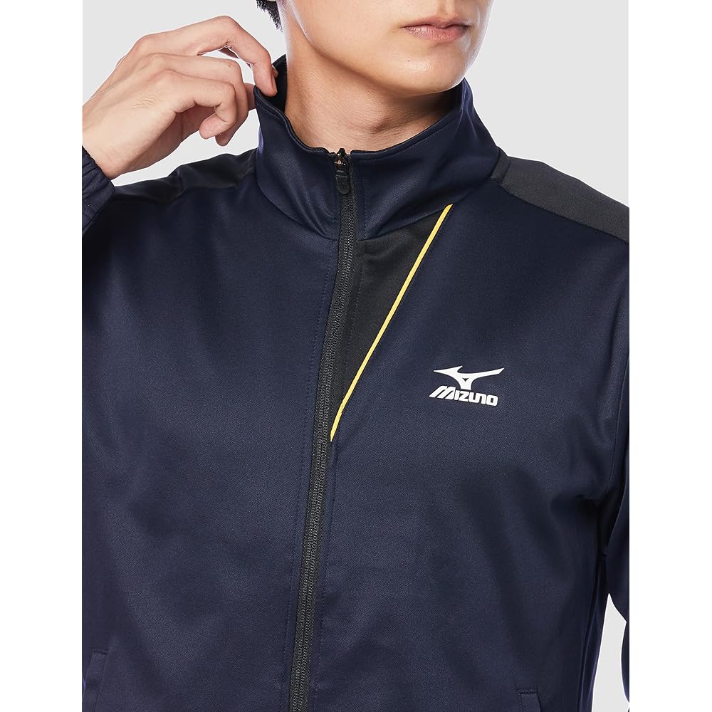 Mizuno K2JC2510 Men's Training Wear, Brushed Lining Jersey Shirt, Warm-up Jacket