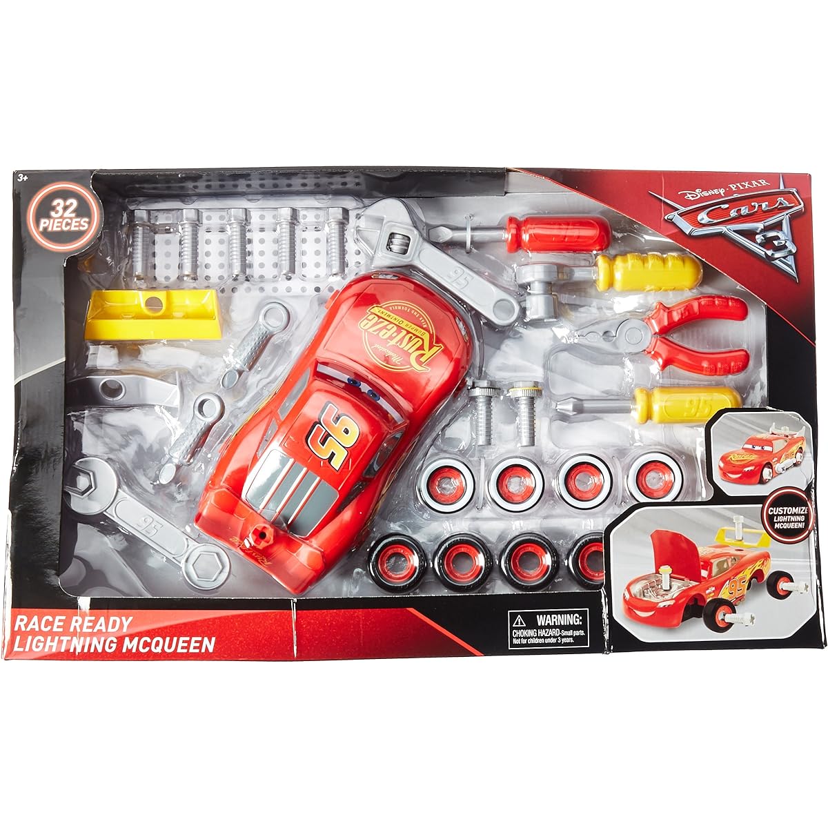Just Play Cars 3 Transforming McQueen Toolkit