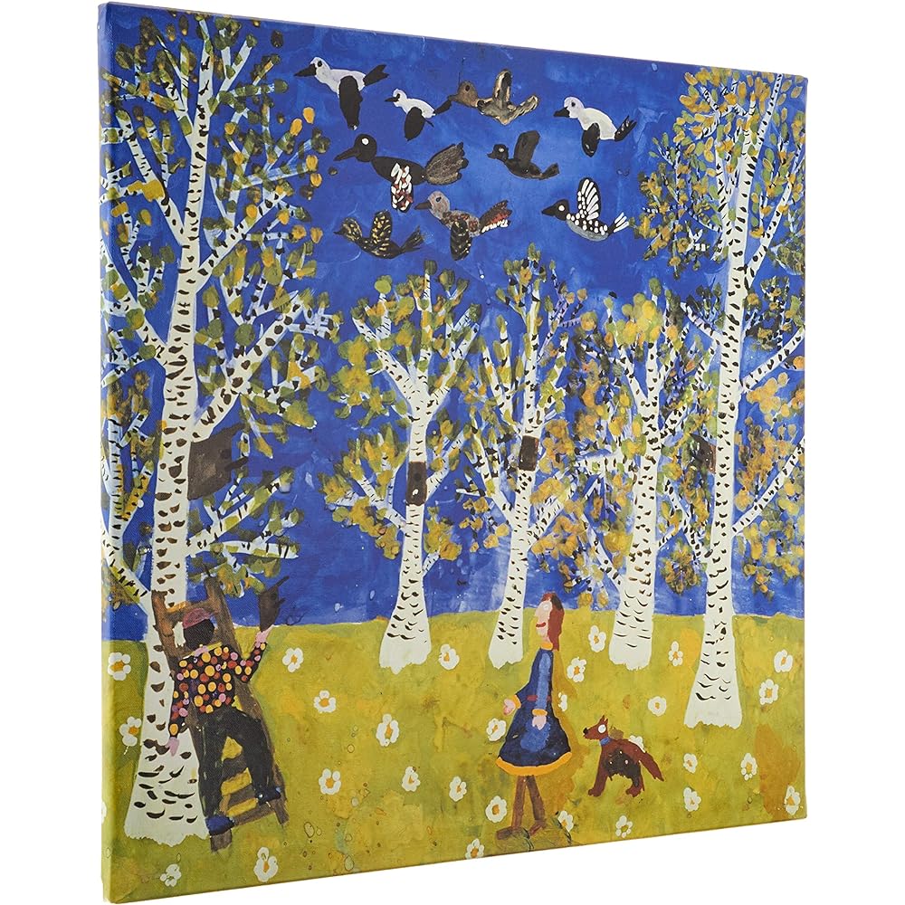 Art Deli Poster Panel Children's Earth Fund 57cm x 57cm Made in Japan Lightweight Fabric KAP-J-31-L
