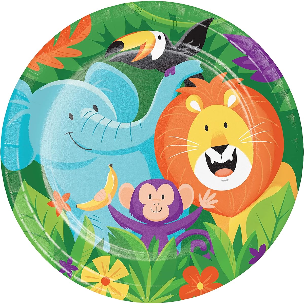 Jungle Safari Paper Plates (24 pcs)