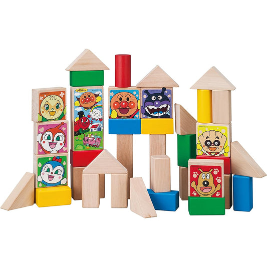 Anpanman Building Blocks in a Tube