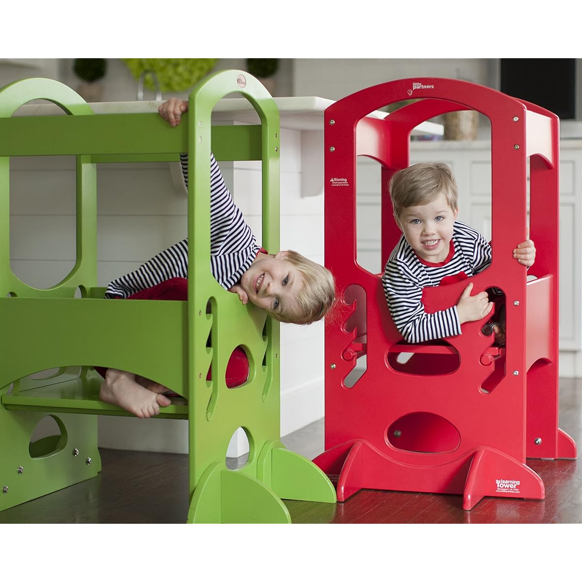 Little Partners Learning Tower Children's Stepping Stool Red LP00405