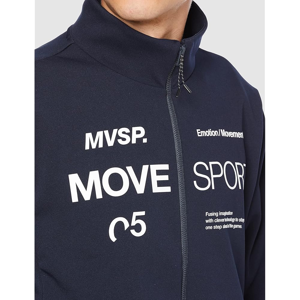 [DESCENTE] MOVESPORT Sweatshirt, Harikoshi, Stretch, Lightweight, Stand-up Collar, Training, Men's