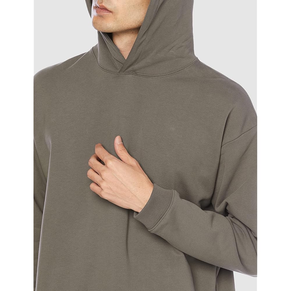 [Beam Slights] Hooded Sweatshirt True Cotton Fleece Basic Parka Men's