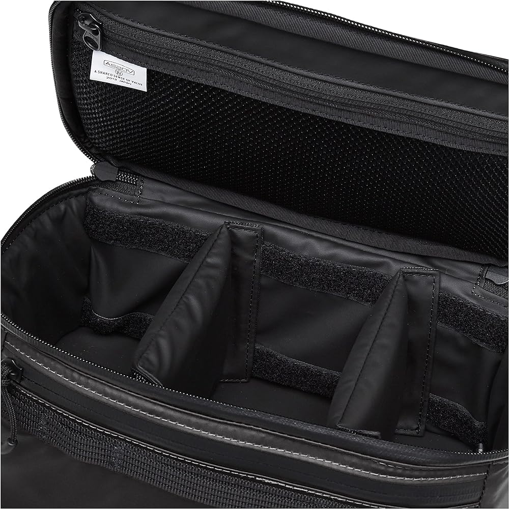 [Assobu] Bag NYLON POLYCARBONATE CONTAINER BOX (SS) Container Box SS Size Black