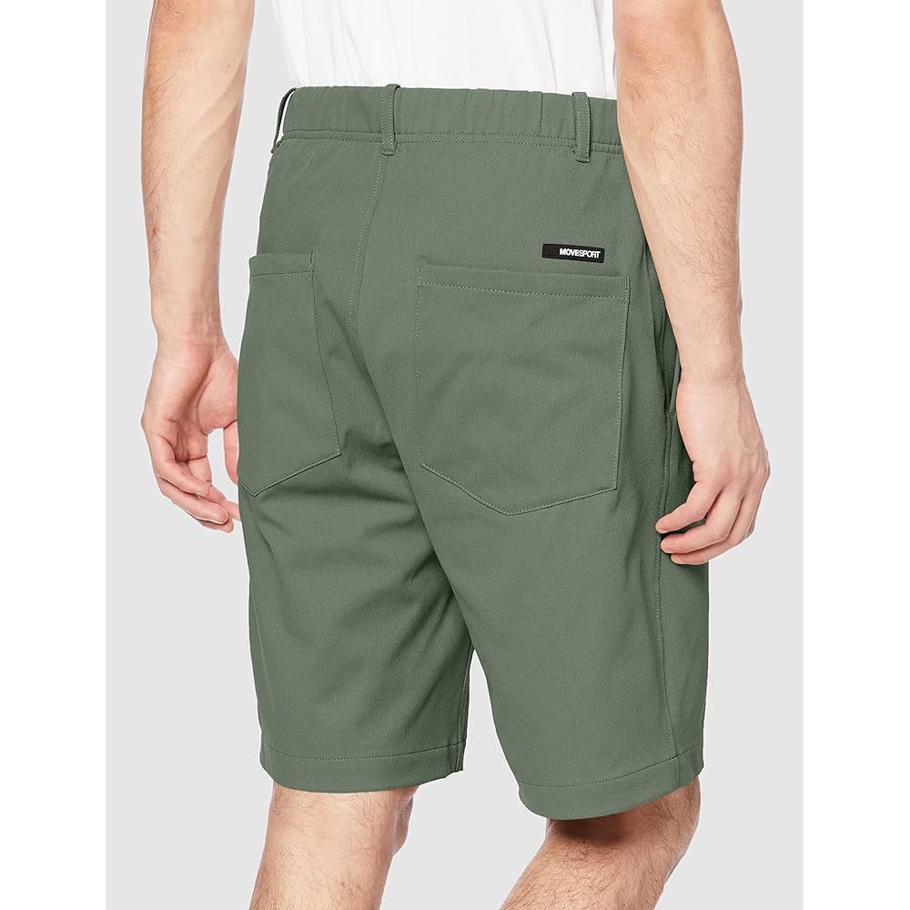[DESCENTE] MOVESPORT Shorts, Chinos, Stretch, Cotton-like, Open Front, Pockets, Belt Loops, Strings, Easy Care, Men's